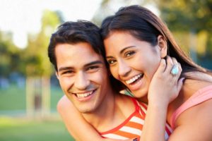 Two people getting tooth fillings at Gallagher & Kuhn Family Dentistry