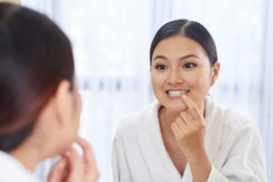 Crowded teeth treated with Invisalign by Dr. Gallagher in Westminster Carroll County Maryland