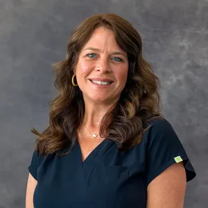 Dental professional smiling at Carroll County dentist Gallagher & Kuhn Dental